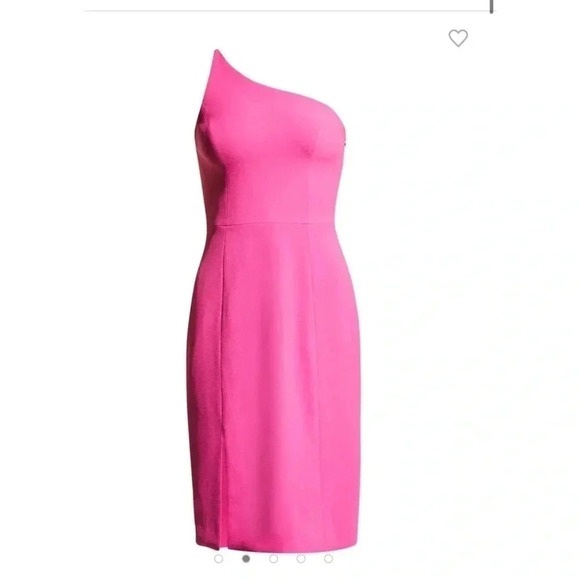 Dress the Population One Shoulder Crepe Dress - Picture 2 of 9